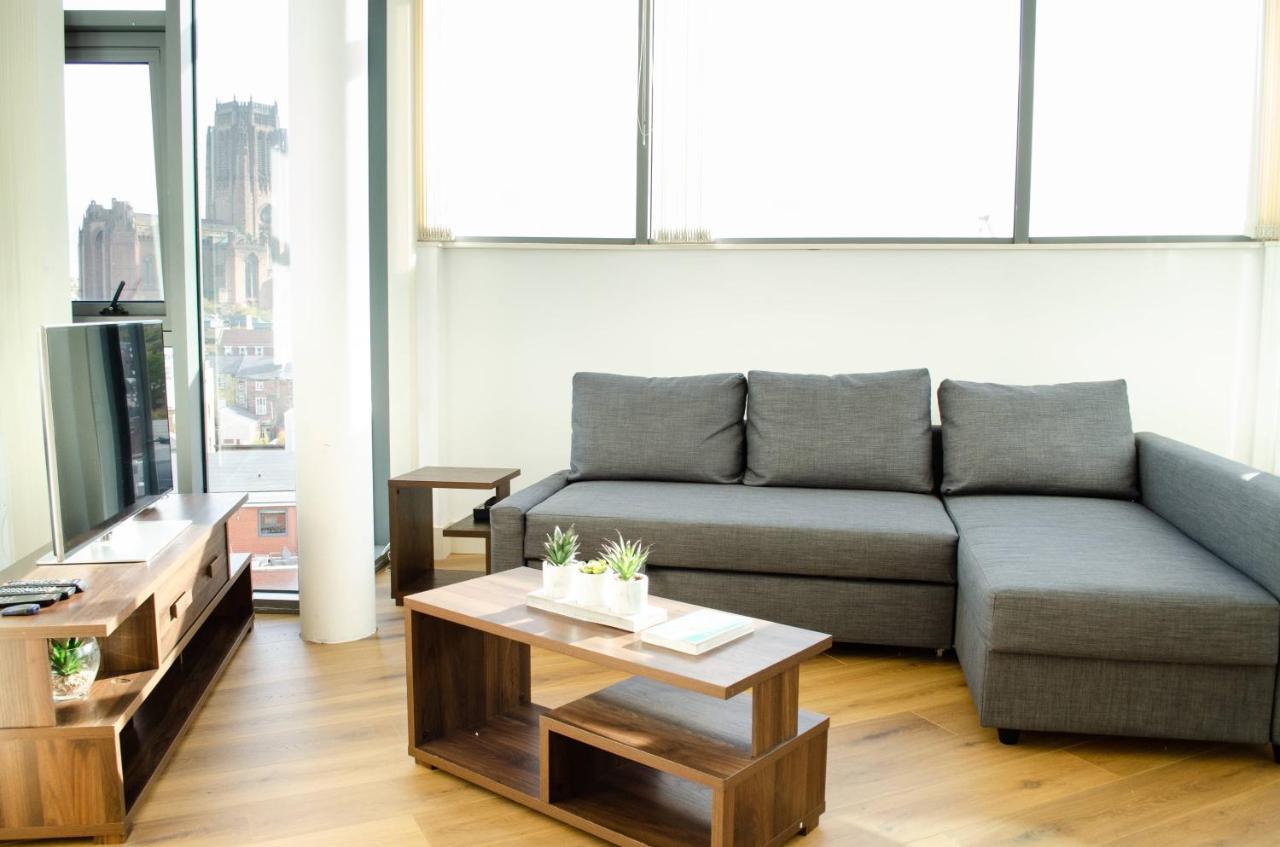 Penthouse In Liverpool City Centre - Free Parking - Balcony - By Happy Days Exterior foto