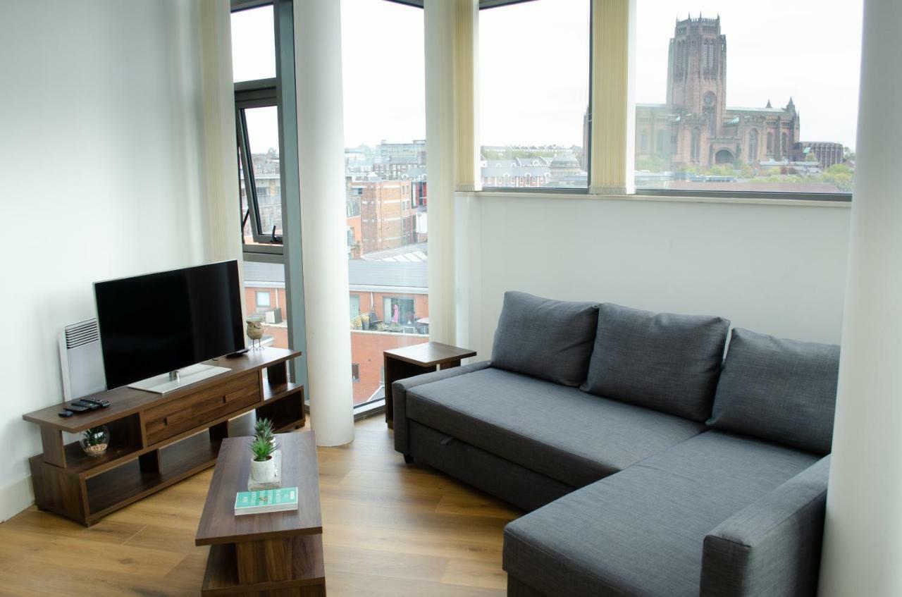 Penthouse In Liverpool City Centre - Free Parking - Balcony - By Happy Days Exterior foto